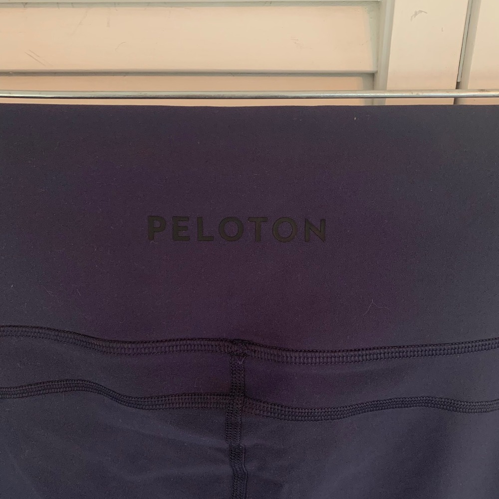 NWT Peloton Cadent Jogger Pants Navy Blue High Rise Slim Fit Womens L Activewear - Picture 9 of 15